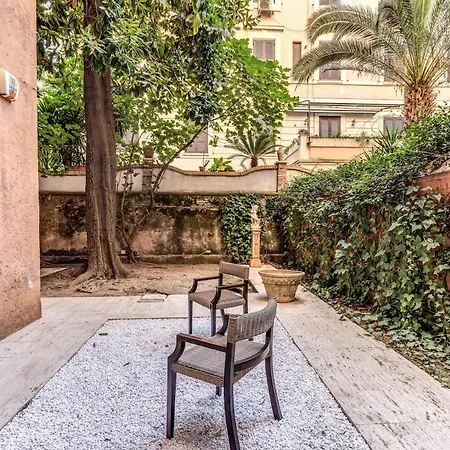 Daire Vico 2bdr Piazza Del Popolo With Private Garden Roma